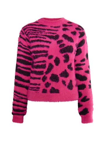 myMo Damen Strick Pullover in Pink