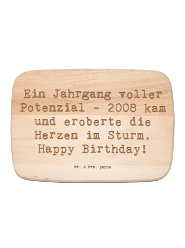 Mr. & Mrs. Panda Holzbrett Spruch 2008 Geburtstag mit Spruch in Transparent