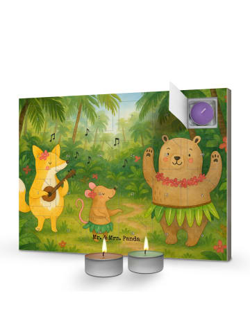 Mr. & Mrs. Panda Duftkerzen Adventskalender Waldtiere Aloha Desi... in Weiß