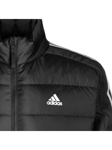 Adidas Sportswear Winterjacke Essentials 3-Streifen Light in schwarz / weiß