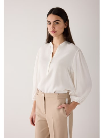 More & More fließende Viskosebluse mit 3/4 Arm in offwhite