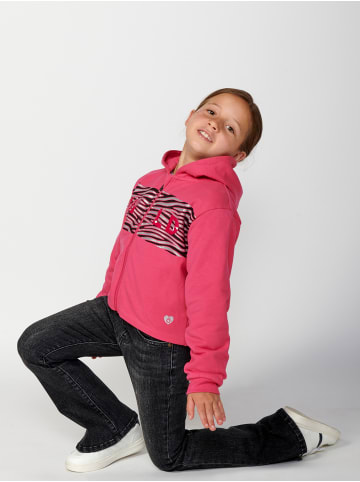 KOROSHI MÄDCHEN SWEATSHIRT in FUCSIA / FUCHSIA