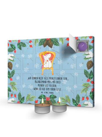 Mr. & Mrs. Panda Duftkerzen Adventskalender Einhorn König mit Sp... in Eisblau