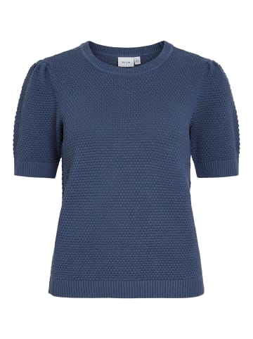 Vila Strickoberteil in Vintage Indigo