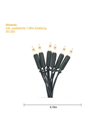 STAR Trading Lichterkette ,P-LED Indoor', grün, 35 P-LEDs, 5m