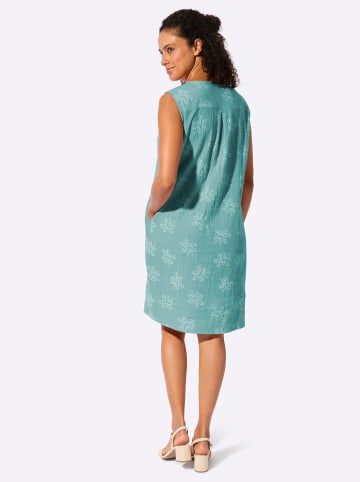 WITT WEIDEN Baumwollkleid in salbei-ecru