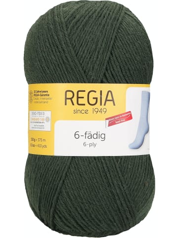 Regia Handstrickgarne 6-fädig Uni, 150g in Loden