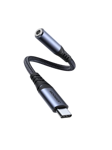 Wisam® USB-C DAC-Adapter auf 3,5-mm-Miniklinke Schwarz