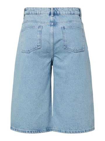 Pieces Jeansshorts in Light Blue Denim
