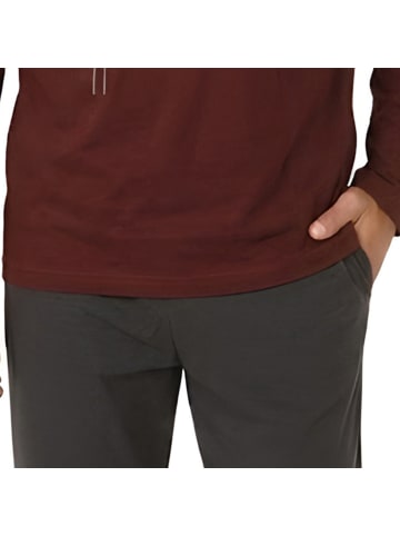 NORMANN Single-Jersey Schlafanzug in rubin