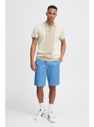 BLEND Poloshirt BHPolo knitted in Beige