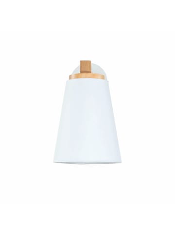 Licht-Erlebnisse Wandlampe (B)13 x (H)22 cm in Holz Weiß