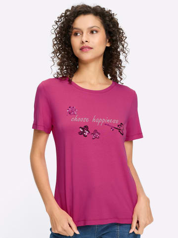 Heine Kurzarmshirt in fuchsia