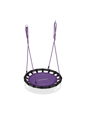 relaxdays Nestschaukel in Lila - Ø 80 cm