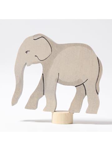 Grimm's Steckfigur Elefant ab 1 Jahr in grau