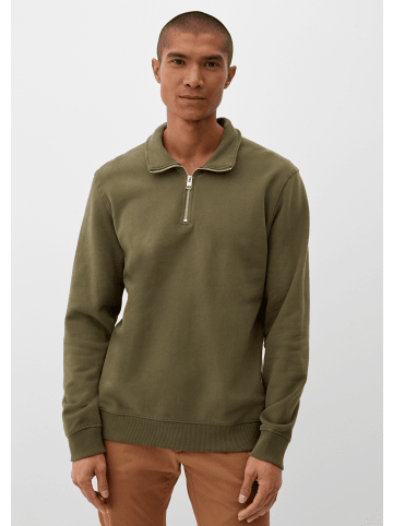 S. Oliver Sweatshirt langarm in Olive