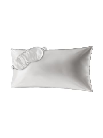 Ailoria BEAUTY SLEEP SET (80X40) Seidenkissenbezug + Maske in weiß