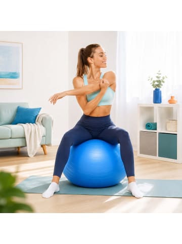 Gymnastikball in Blau - Ø 75 cm