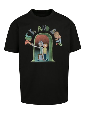 F4NT4STIC Heavy Oversize T-Shirt Rick und Morty in schwarz