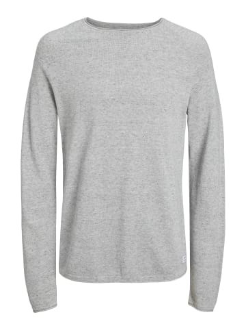 Jack & Jones Strickpullover in Light Grey Melange
