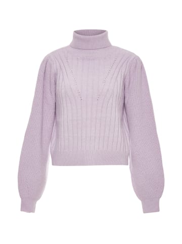 Blonda Damen Rollkragenpullover in LAVENDEL
