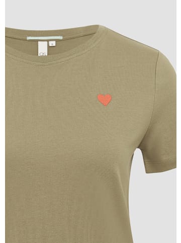 QS T-Shirt in 7854_olivgrün