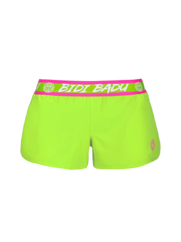 BIDI BADU Tiida Tech 2 In 1 Shorts - neon green/pink in neongrün/pink