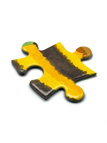 Mr. & Mrs. Panda Puzzle Biene Happy Design ohne Spruch in Weiß