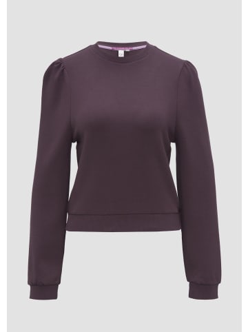 QS Sweatshirt in 4988_aubergine