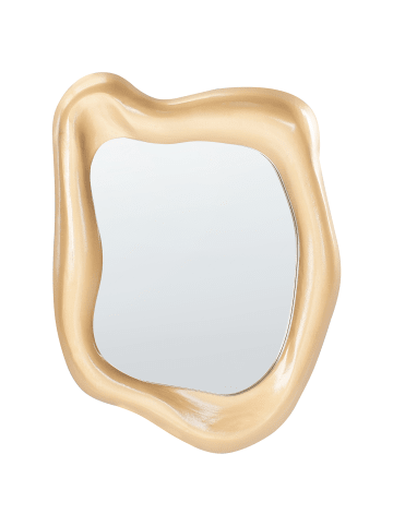 Beliani Wandspiegel SANTEC in Gold - (W) 59 x (H) 77 x (L) 4 cm