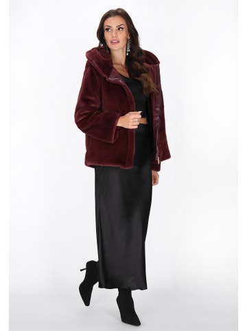 faina Women Jacket in burgundy