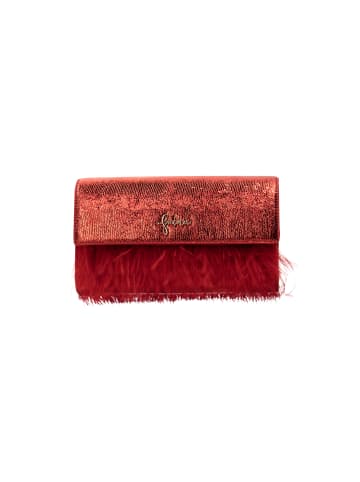 faina Clutch/Abendtasche in Rot