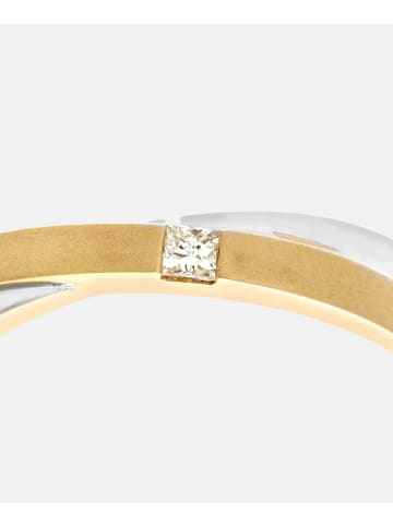 Diamant L'éternel Ring aus 375 Gelbgold mit Diamant