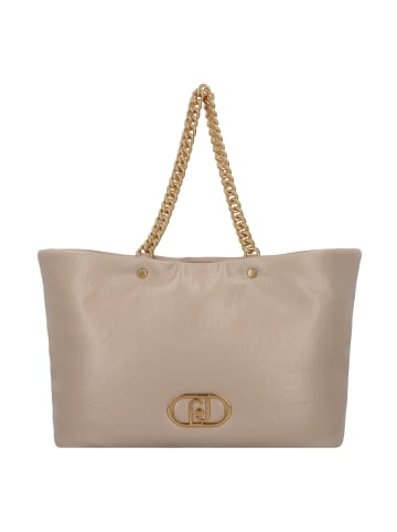 Liu Jo Lapuffy Shopper Tasche 40 cm in dark sand