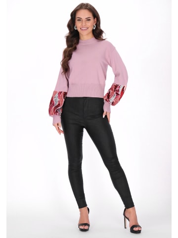 faina Women Sweater in dark rose