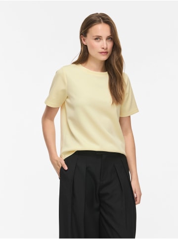 Vila Oberteil mit kurzen Ärmeln in Pastel Yellow1