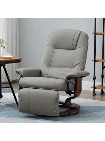 HOMCOM Relaxsessel in Grau 78L x 87B x 100H cm