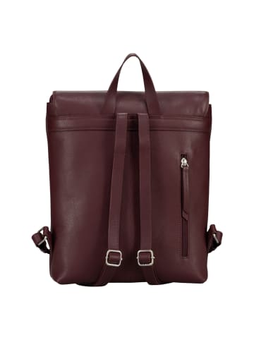 Jost Lysa Daypack Leder 39 cm Laptopfach in red