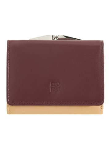 DuDu Corsica Geldbörse RFID Schutz Leder 11 cm in burgundy