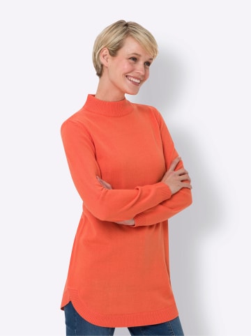Sieh an! Pullover in orange