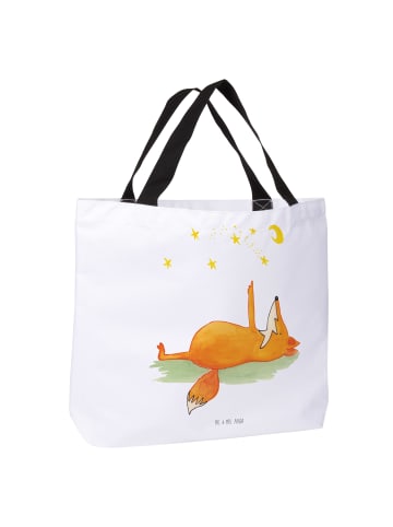 Mr. & Mrs. Panda Tasche Fuchs Sterne ohne Spruch in Weiß
