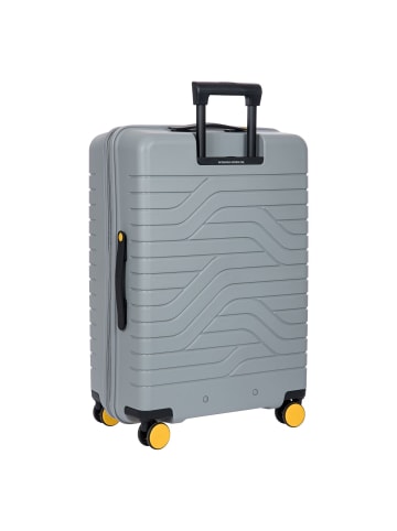 BRIC`s B|Y Ulisse 4 Rollen Trolley 71 cm mit Dehnfalte grey