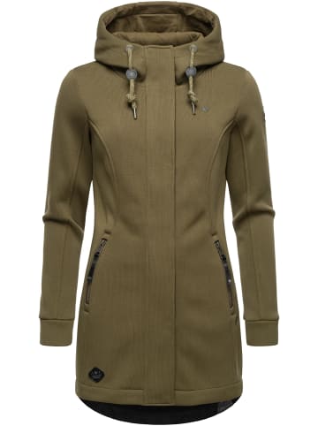 ragwear Sweatjacke Letti Bonded in Olive