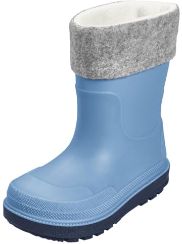 Playshoes Kinder Stiefel "Regenstiefel Mit Futter" in Blau