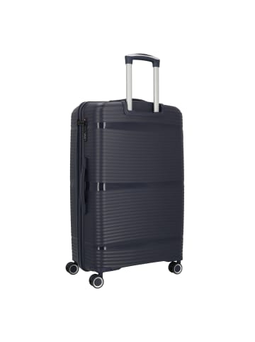 D&N Travel Line 4200 4 Rollen Trolley L 77 cm in darkblue
