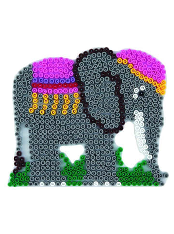 Hama Stiftplatte Elefant für Midi-Bügelperlen in weiß