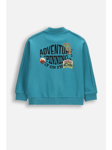 Coccodrillo Bomberjacke mit Reißverschluss in türkis