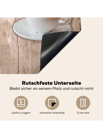 KitchenYeah Herdabdeckplatte Bistro Parisien Induktionskochfeldschutz, Kochfeldschutzmatte