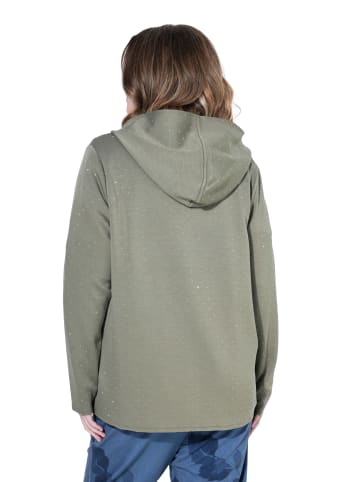 MIAMODA Sweatjacke in schilfgrün