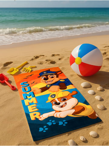 Paw Patrol Paw Patrol - Strandtuch Badetuch Handtuch Baumwolle 140 x 70 cm in Mehrfarbig